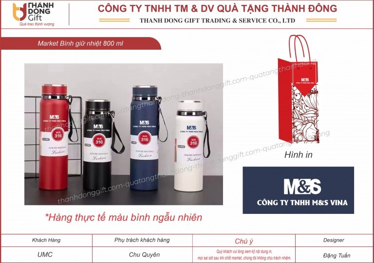 Bình giữ nhiệt - M&S Vina