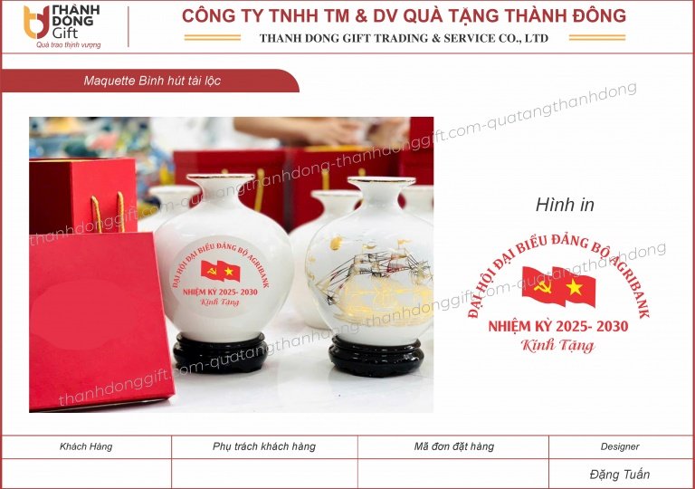 Bình hút tài lộc gốm sứ Bát Tràng nhiều mẫu mã, kích cỡ