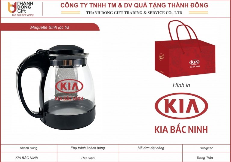 Bình lọc trà - KIA Bắc Ninh
