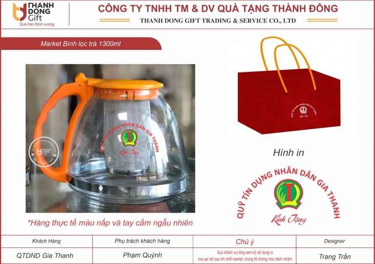 Bình lọc trà - QTD Gia Thanh