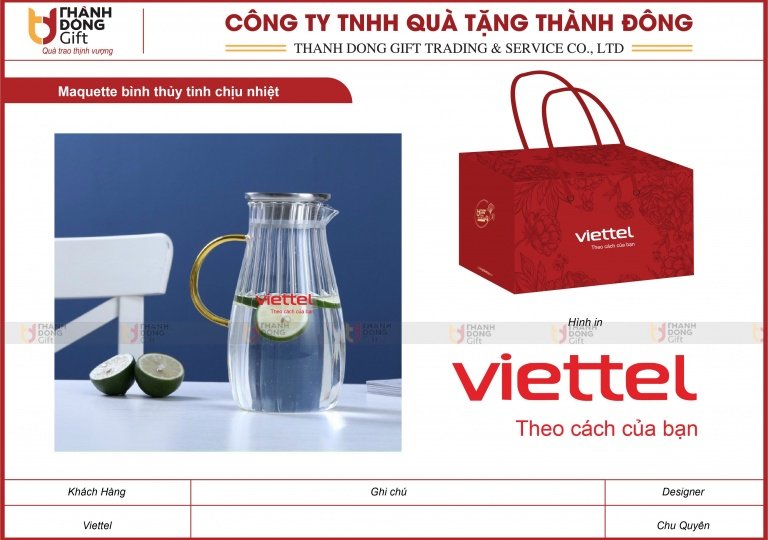 Bình Thủy Tinh Chịu Nhiệt - Viettel