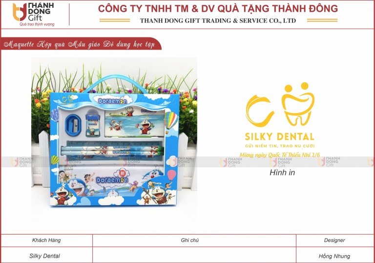 BỘ ĐỒ DÙNG HỌC TẬP CHO TRẺ EM - Silky Dental