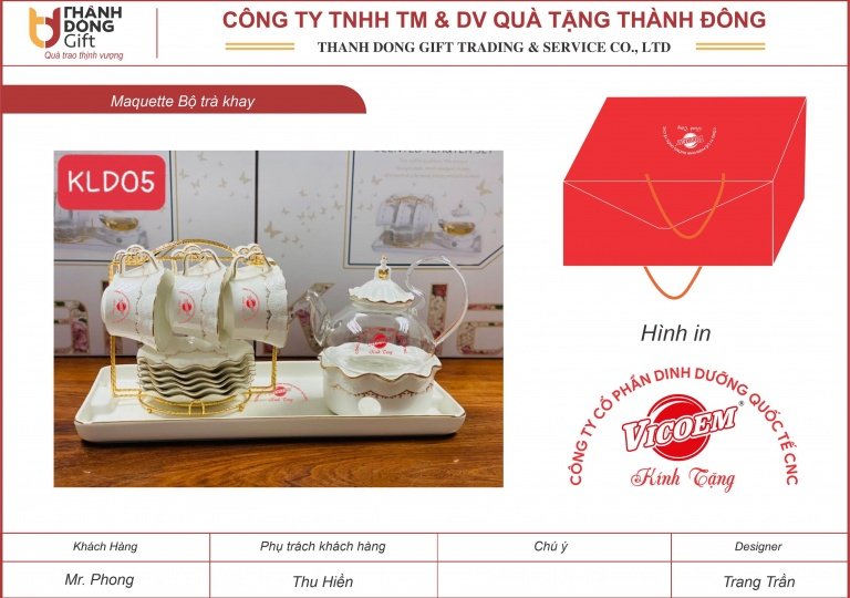bộ trà khay - vicoem