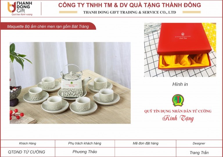 bộ trà men rạn - qtd tứ cường