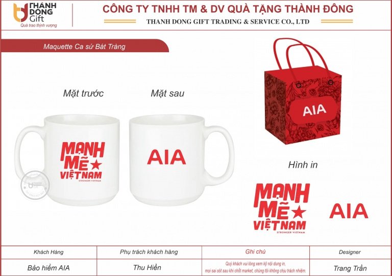 ca sứ bát tràng - aia mạnh mẽ việt nam