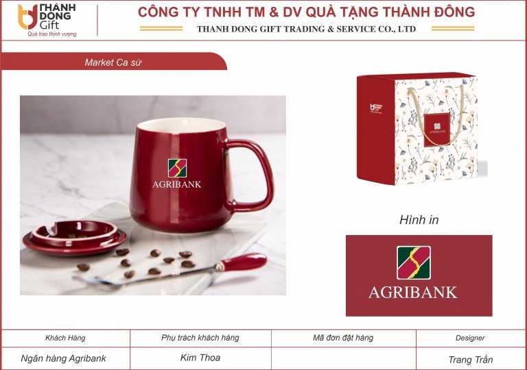 ca sứ có nắp kèm thìa - agribank
