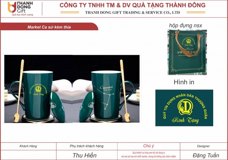 ca sứ kèm thìa - qtd thượng quận
