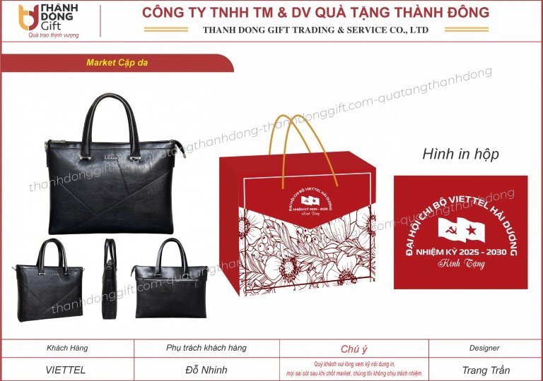Cặp da công tác - Viettel