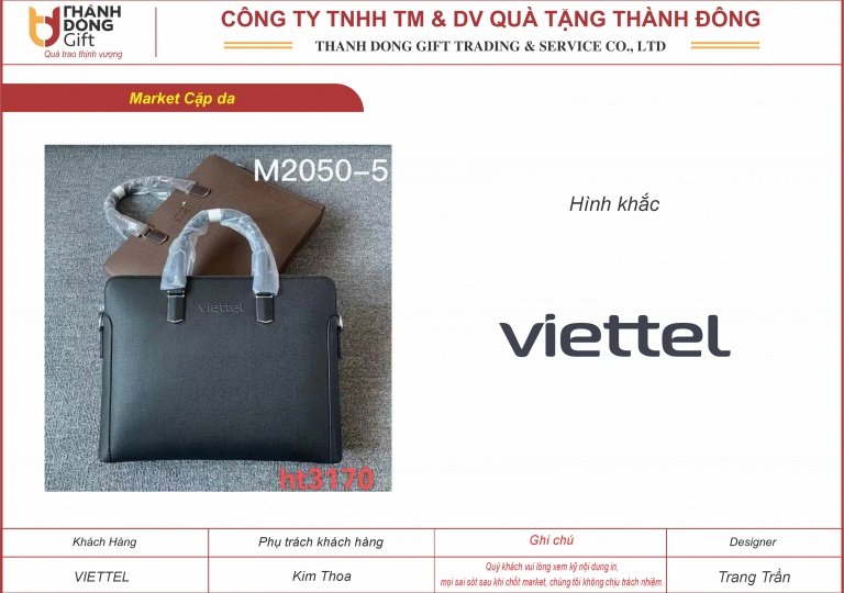 Cặp da công tác - Viettel