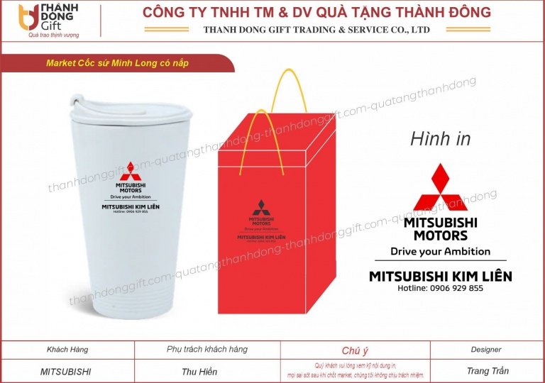 cốc sứ minh long - mitsubishi kim liên