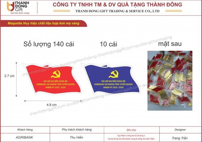 Huy hiệu Agribank Chi nhánh Tuyên Quang