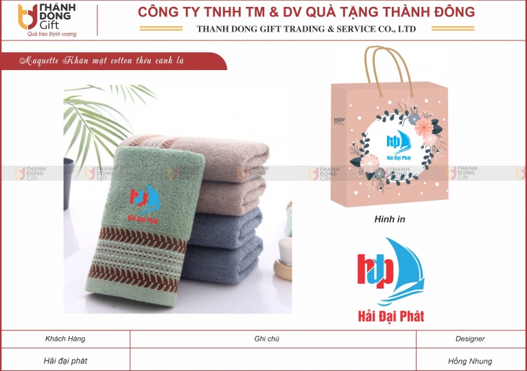 Khăn mặt cotton - Hải Đại Phát