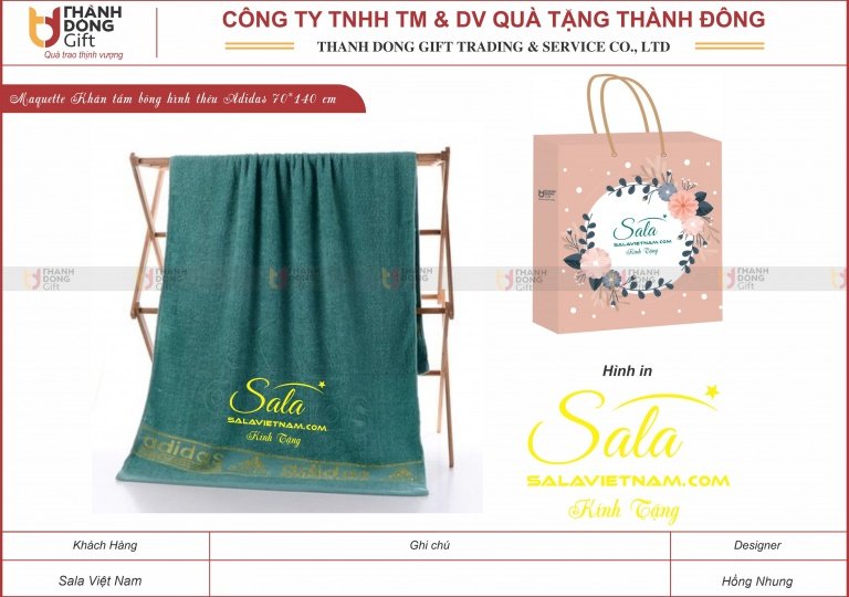 Khăn tắm bông - Sala Việt Nam