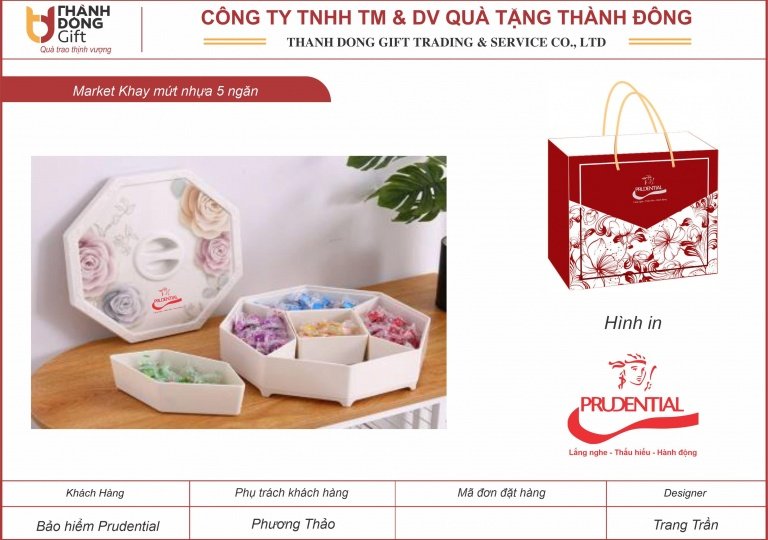 Khay mứt nhựa - Prudential