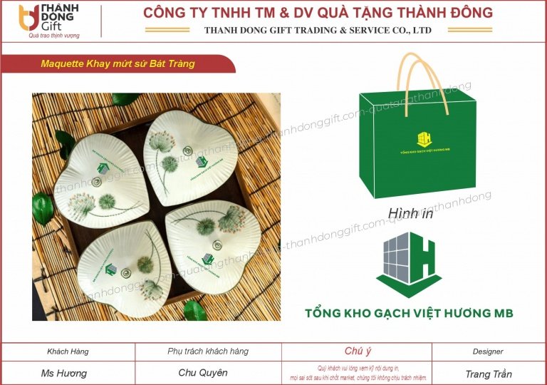 khay mứt sứ bát tràng - tổng kho gạch việt hương mb