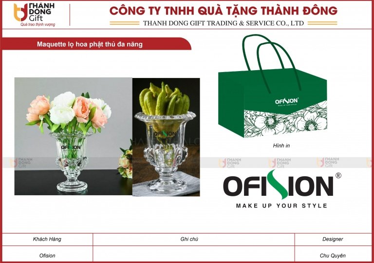 Lọ Hoa Phật Thủ Đa Năng - Ofision