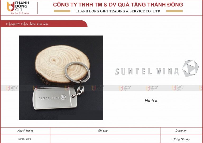 Móc Khoá Kim Loại - Suntel Vina