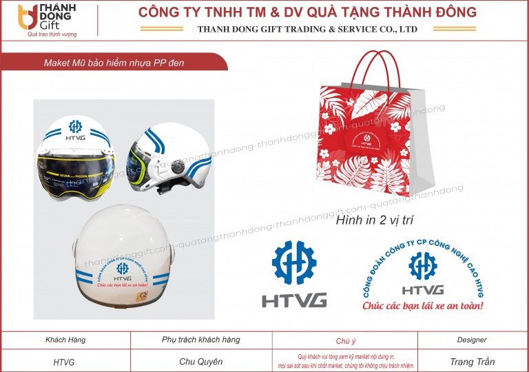 Mũ bảo hiểm có kính - HTVG