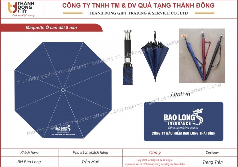 Ô cán dài - Bảo hiểm Bảo Long
