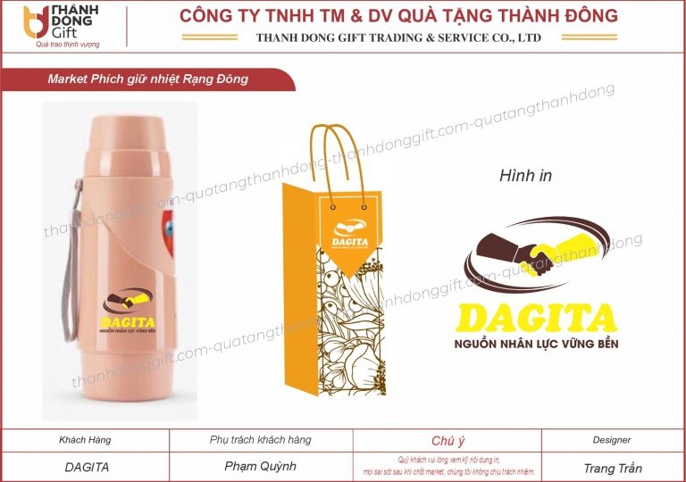 Phích giữ nhiệt Rạng Đông - Dagita