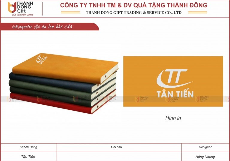 Sổ Da Lộn Khổ A5 - Tân Tiến