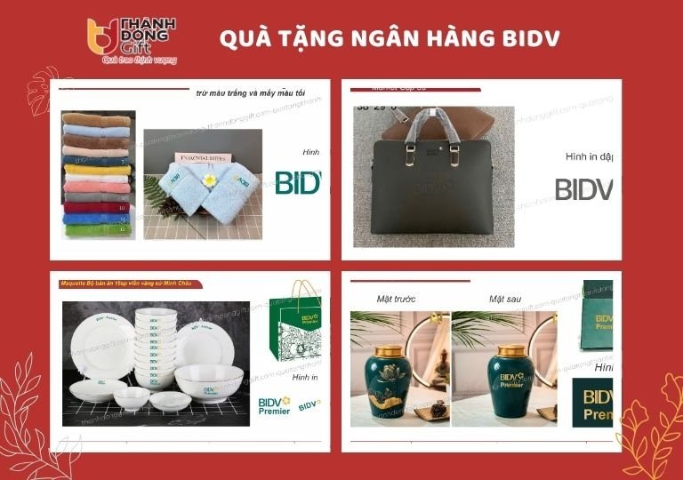 Quà tặng Ngân Hàng BIDV 
