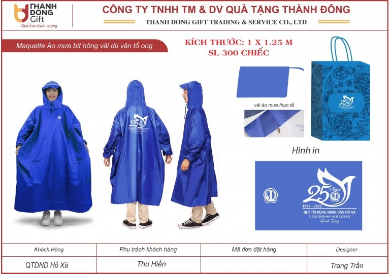 áo mưa bít sườn - 25 năm qtd hồ xá