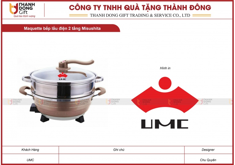 Bếp Lẩu Điện 2 Tầng Misushiba - UMC