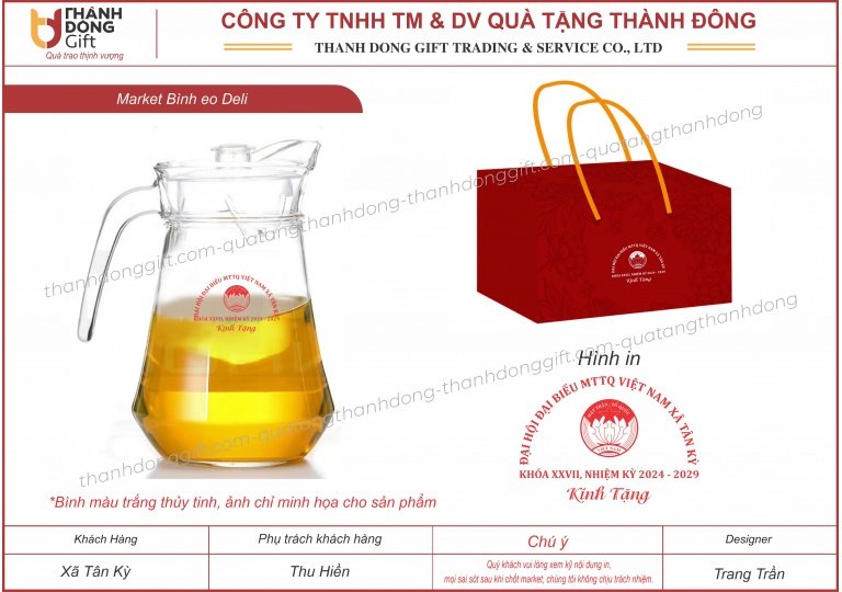 bình eo thủy tinh - mttd xã tân kỳ