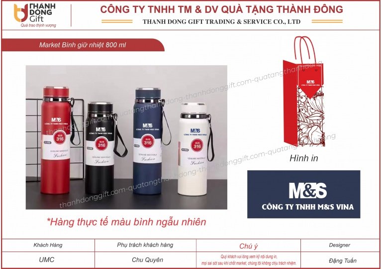 Bình giữ nhiệt - M&S Vina