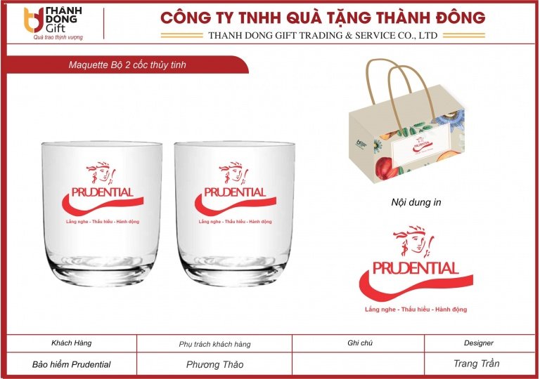 Bộ 2 cốc - Prudential