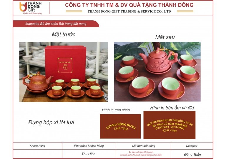 bộp trà tử sa bát tràng - qtd hồng hưng
