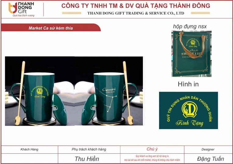 ca sứ kèm thìa - qtd thượng quận