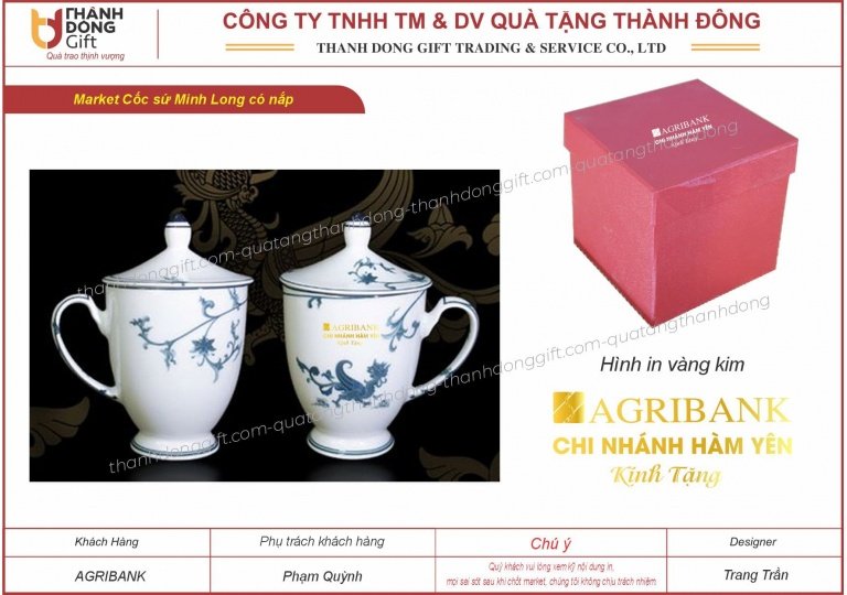 ca sứ minh long có nắp - agribank chi nhánh hàm yên