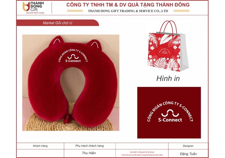 Gối chữ U quà tặng trẻ em 1/6 - S-Connect
