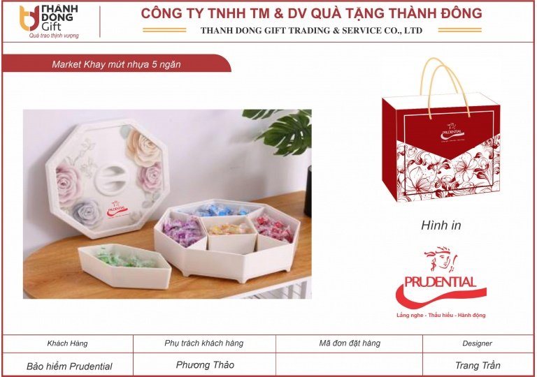 Khay mứt nhựa - Prudential