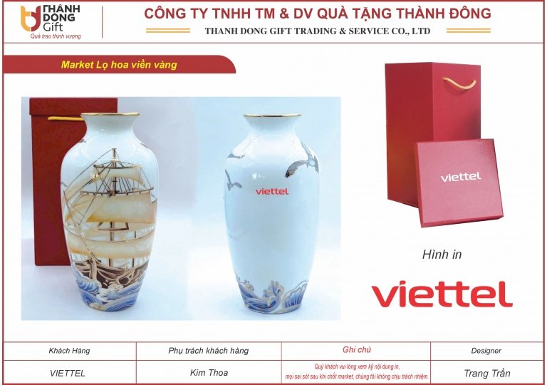 lọ hoa bát tràng - viettel