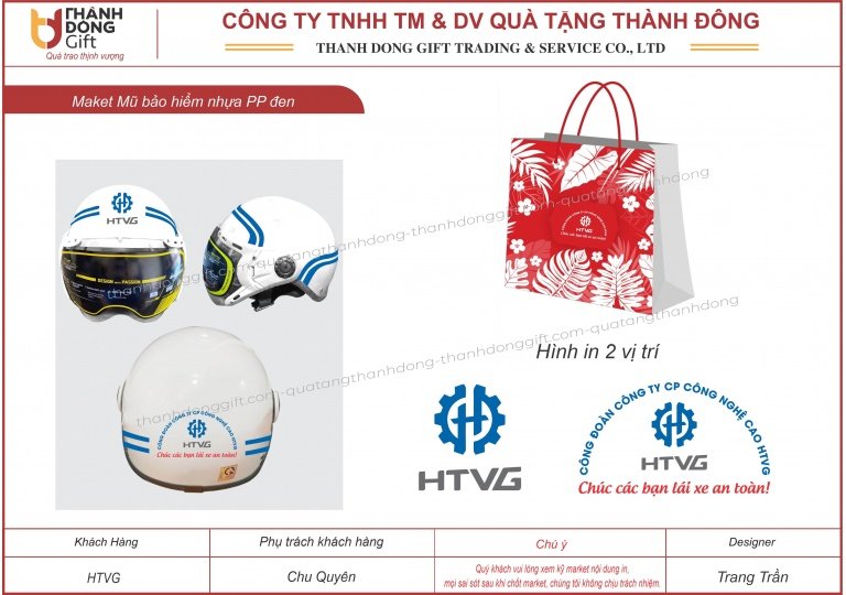Mũ bảo hiểm có kính - HTVG