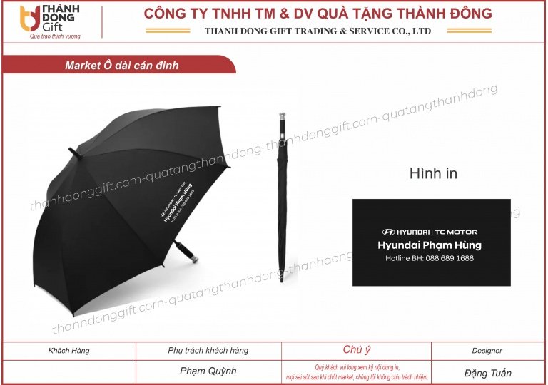 Ô cầm tay sang trọng - Hyundai Phạm Hùng