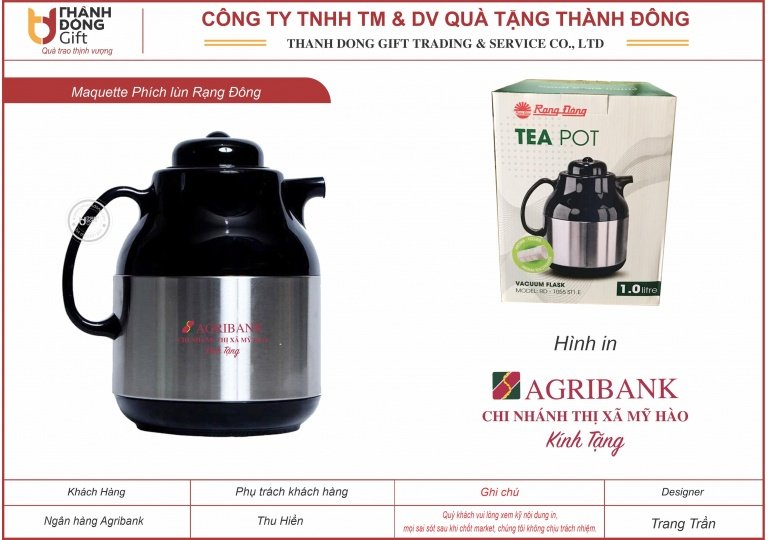 Phích lùn Rạng Đông - Agribank Mỹ Hào