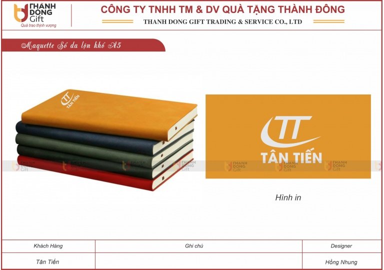 Sổ Da Lộn Khổ A5 - Tân Tiến